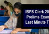 IBPS Clerk Prelims