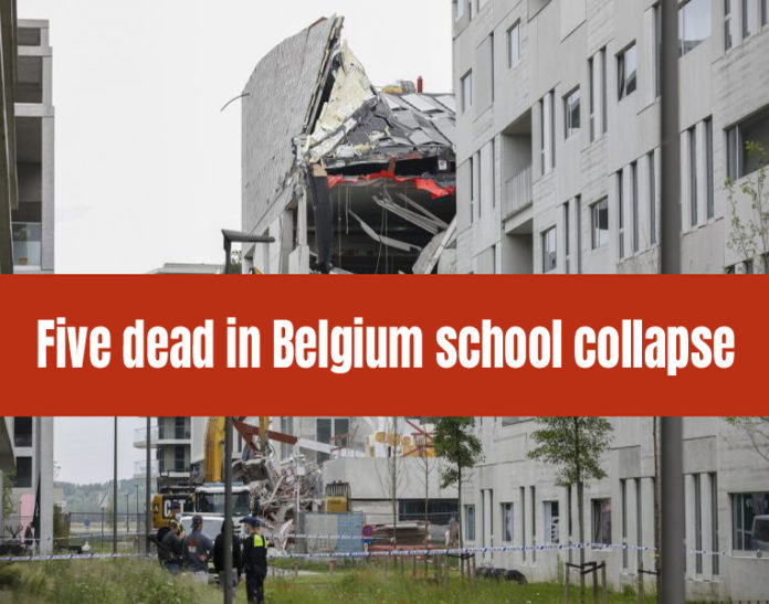 Five dead in Belgium school collapse