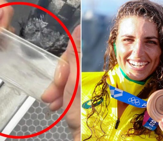 Jess Fox shared a video demonstrating how condoms can be used to repair a damaged kayak