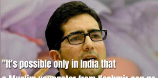 IAS officer Shah Faesal