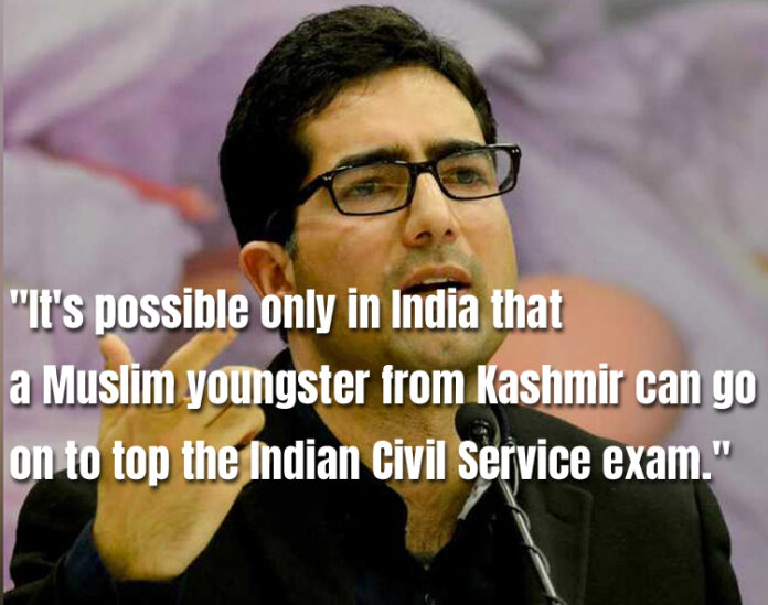 IAS officer Shah Faesal