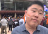 A Chinese man was seen cheering for Virat Kohli and Team India in Hindi, outside the Adelaide Oval.