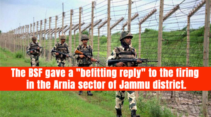 Pakistan violates ceasefire, fires at BSF patrol along International Border in Jammu