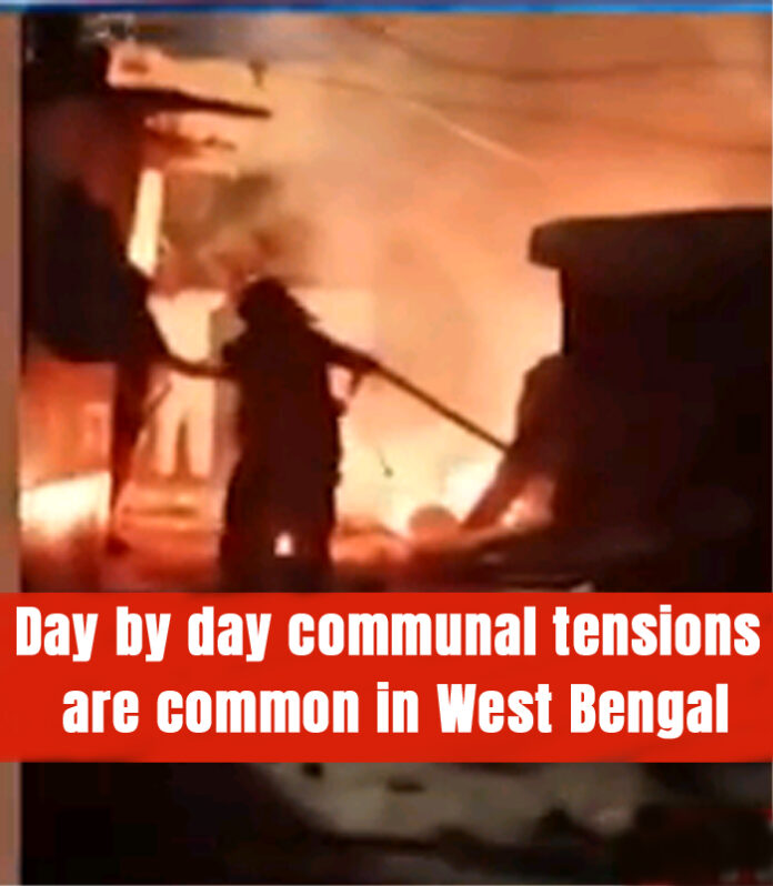 Tension erupted in West Bengal's Mominpur area